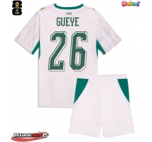 Senegal Pape Gueye #26 Koszulka Podstawowa dzieci MŚ 2026 Krótki Rękaw (+ krótkie spodenki)